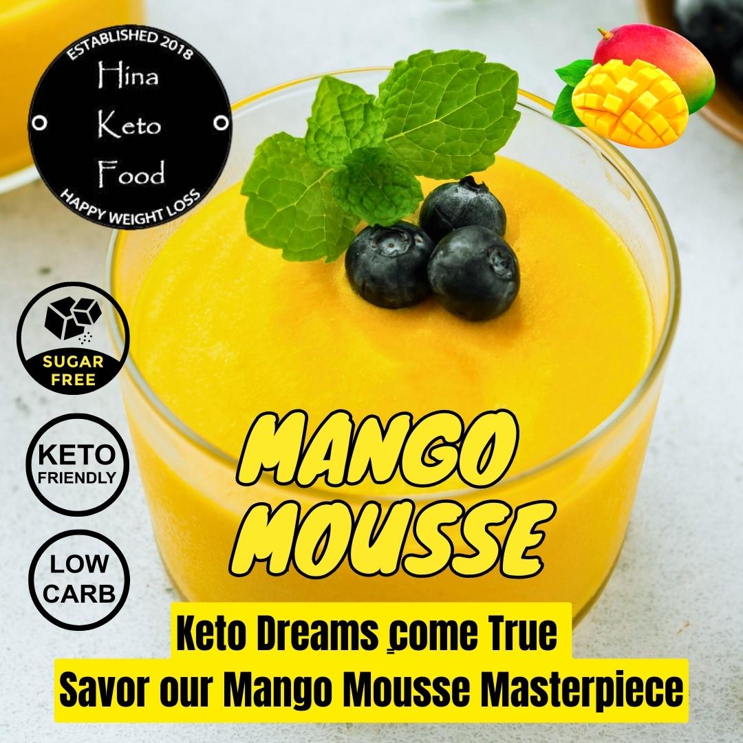Keto Mango Mousse in Karachi LowCarb, Delicious Dessert Order