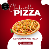 Chicken tikka pizza KETO
