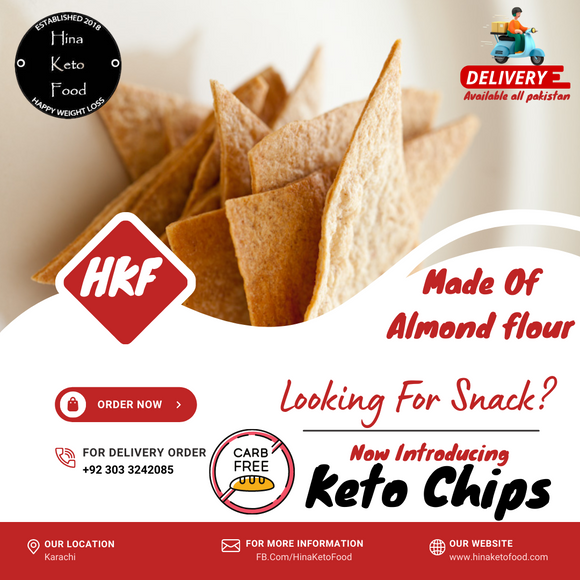 Keto Almond Chips (80 Grams)